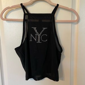 Mesh Crop Top